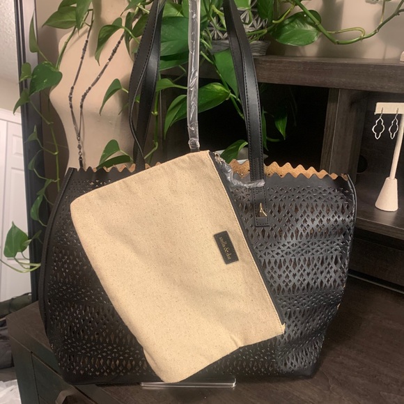 Avalon Tote -Black Perf - Picture 3 of 7